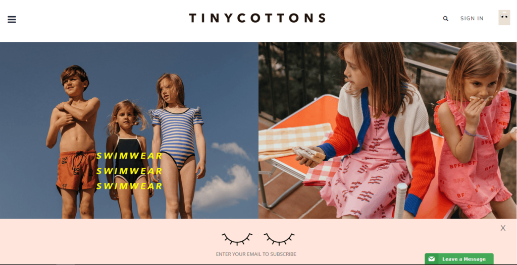 web Tiny Cottons