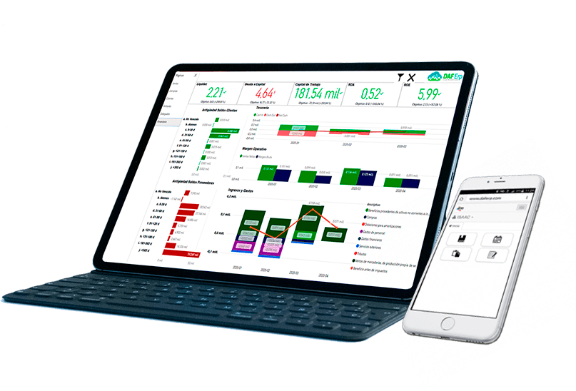 Programa de gestión Erp Ipad Iphone DAF Erp